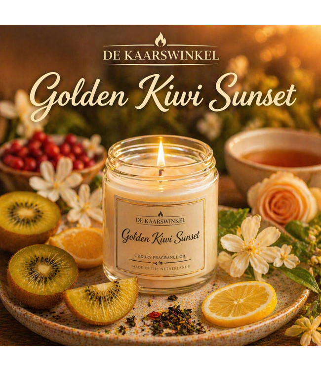 The Candleshop Collection Geurolie Golden Kiwi Sunset - Zelf geurkaarsen - waxmelts maken