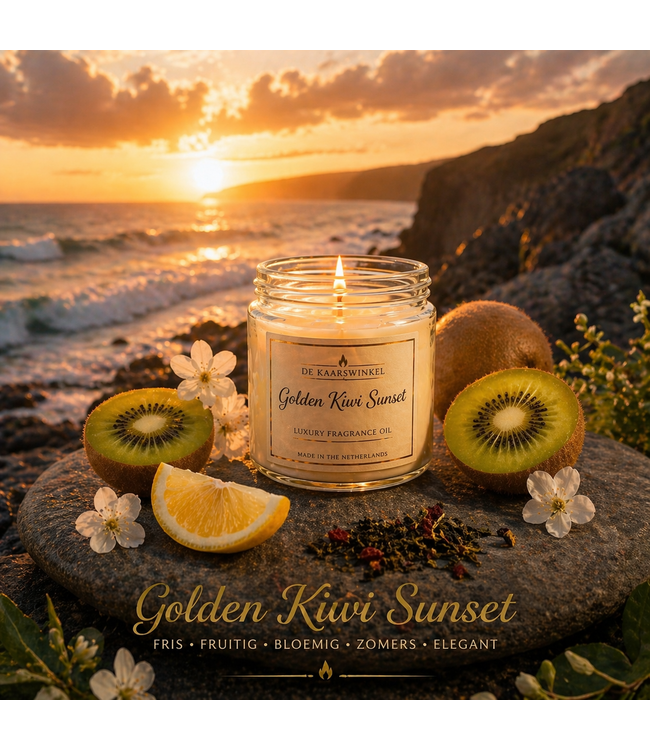The Candleshop Collection Geurolie Golden Kiwi Sunset - Zelf geurkaarsen - waxmelts maken
