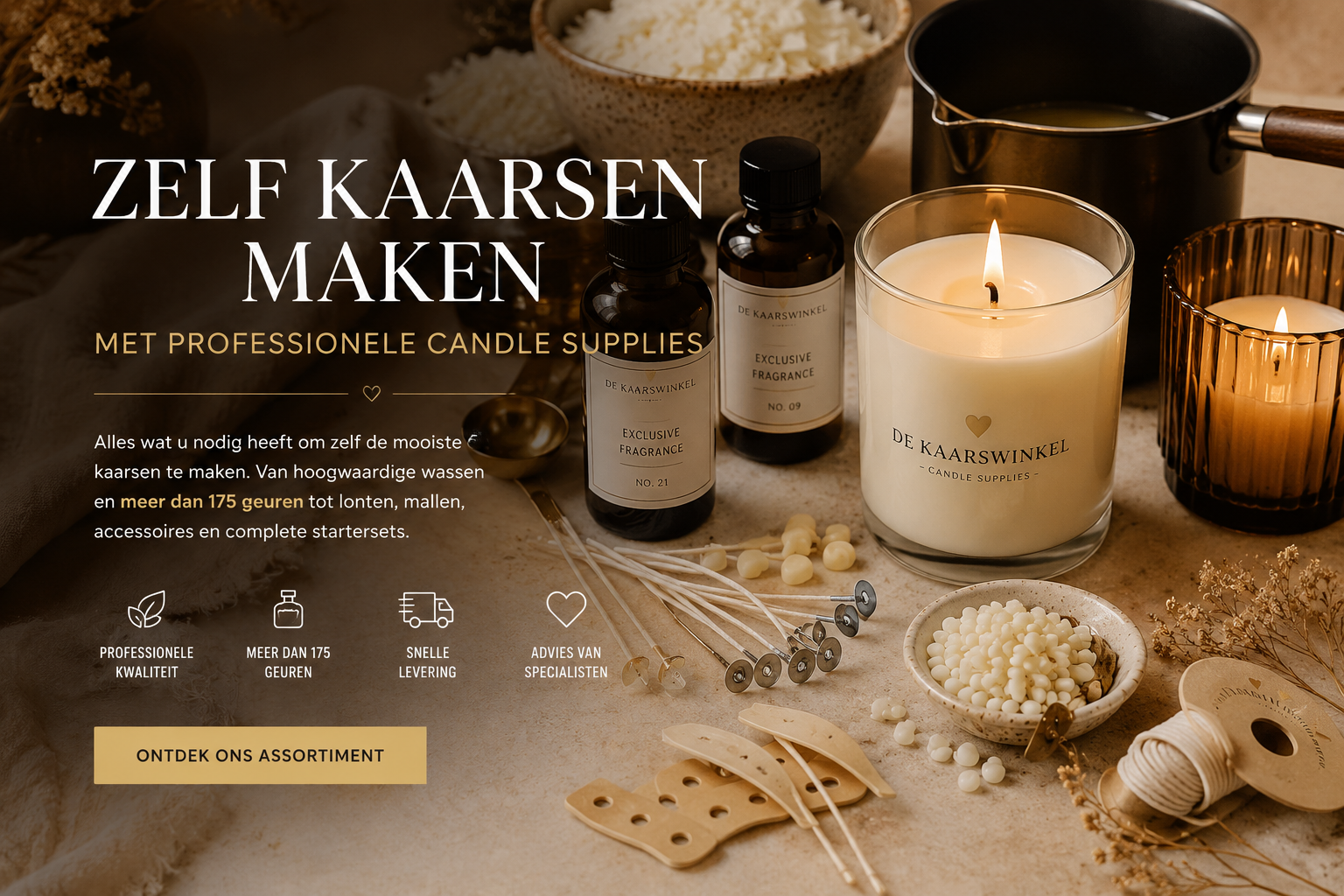 Zelf Kaarsen Maken met Professionele Candle Supplies