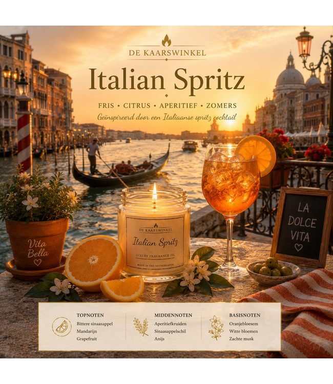 Geurolie Italian Sptritz - Zelf geurkaarsen - waxmelts maken