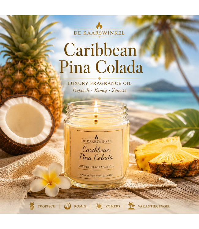 Geurolie Caribbean Pina Colada - Zelf geurkaarsen - waxmelts maken