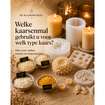 Welke kaarsenmal gebruikt u voor welk type kaars?