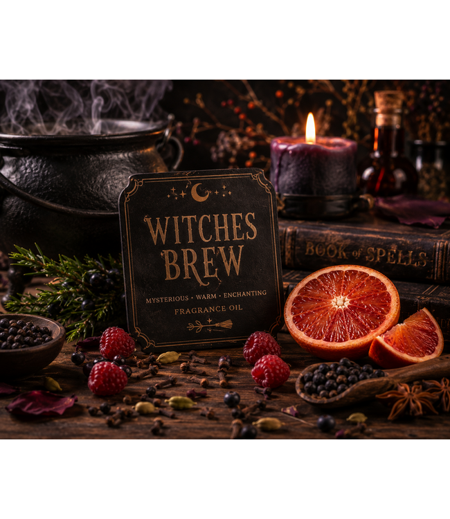 Witches Brew Geurolie – Mystieke Herfstgeur met Citrus, Bessen & Warme Kruiden