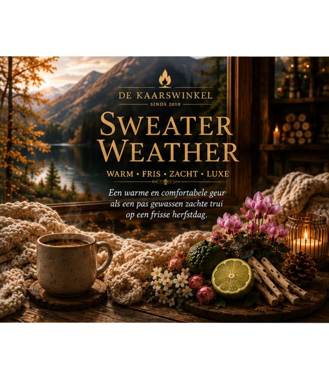 Geurolie Sweater Weather – Warme frisse geur van bergamot, zachte bloemen en witte houtsoorten