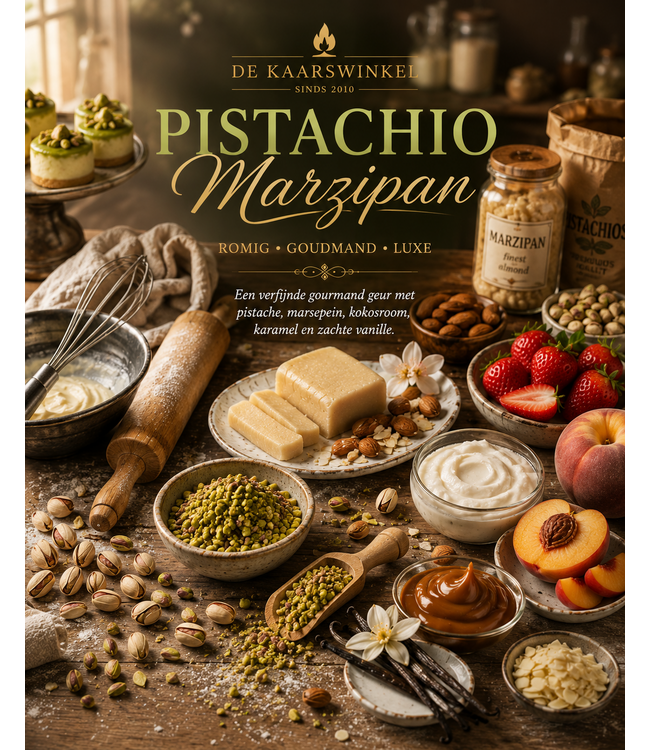 Geurolie Pistachio Marzipan – Romige pistache, zachte marsepein en warme vanille