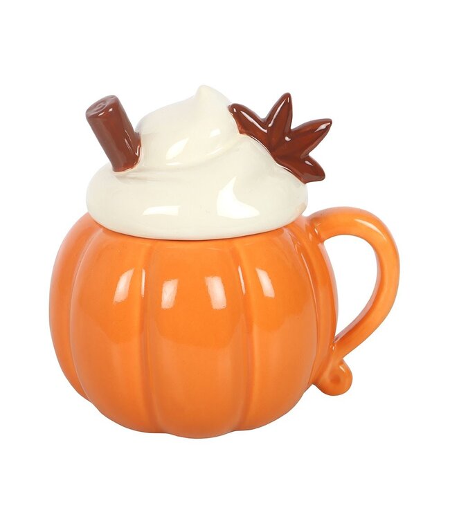 Geurbrander Keramiek Pumpkin With Lid - Fallcollectie