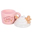 Geurbrander Keramiek Pink Gingerbread Latte Wax Burner