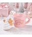 Geurbrander Keramiek Pink Gingerbread Latte Wax Burner