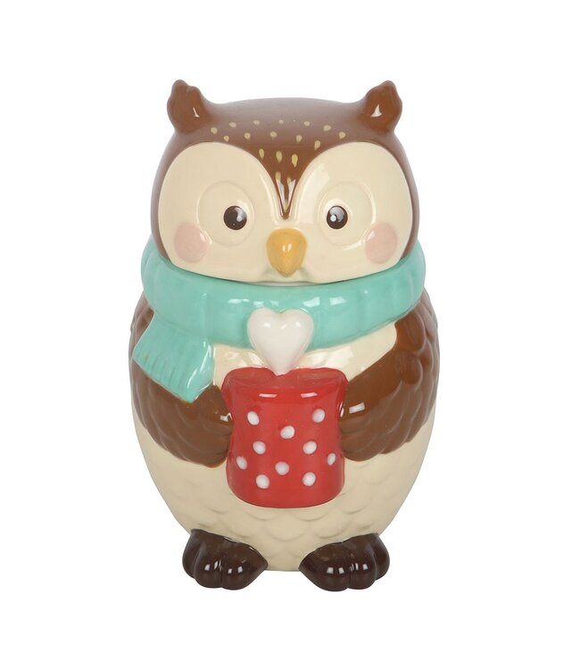 Geurbrander Keramiek Oliver Owl Wax Burner