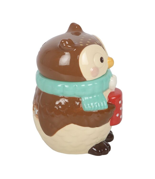 Geurbrander Keramiek Oliver Owl Wax Burner