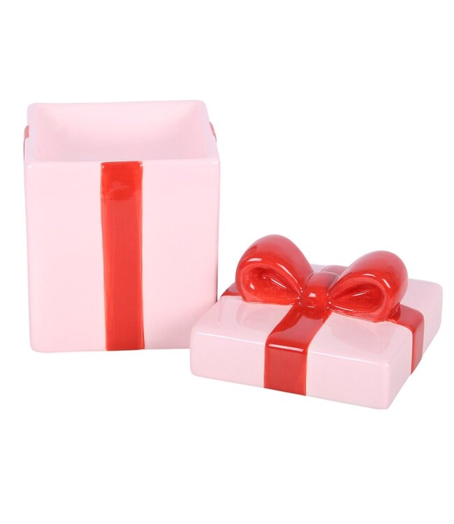 Geurbrander Keramiek Pink Gift Box Wax Burner