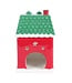 Geurbrander Keramiek Red Christmas House Wax Burner