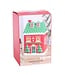 Geurbrander Keramiek Red Christmas House Wax Burner