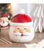 Geurbrander Keramiek Jolly Santa Christmas Wax Burner