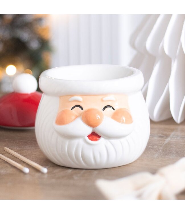 Geurbrander Keramiek Jolly Santa Christmas Wax Burner