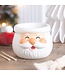 Geurbrander Keramiek Jolly Santa Christmas Wax Burner