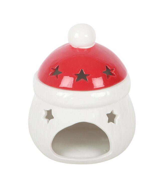 Geurbrander Keramiek Jolly Santa Christmas Wax Burner