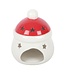 Geurbrander Keramiek Jolly Santa Christmas Wax Burner