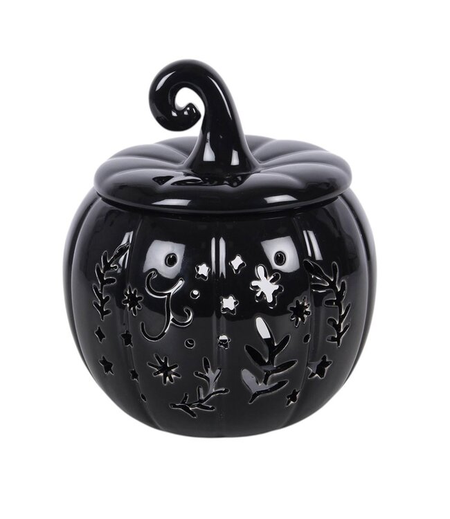 Geurbrander Keramiek Black Folk Halloween Pumpkin - Fallcollectie