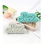 Siliconen kaarsenmal Merry Christmas 133x69x26 mm - Kaarsen maken