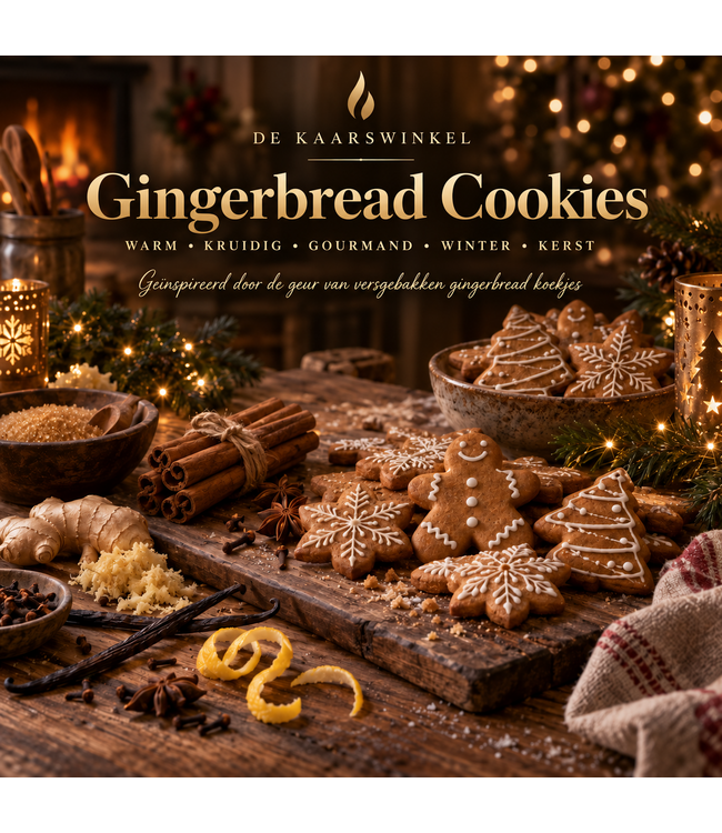 Gingerbread Cookies Geurolie – Gember, Kaneel, Ahornsuiker & Vanille