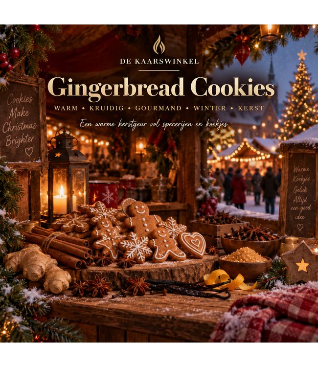 Gingerbread Cookies Geurolie – Gember, Kaneel, Ahornsuiker & Vanille