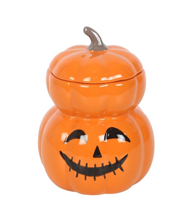 Geurbrander Keramiek Stacked Pumpkin Halloween Wax Burner