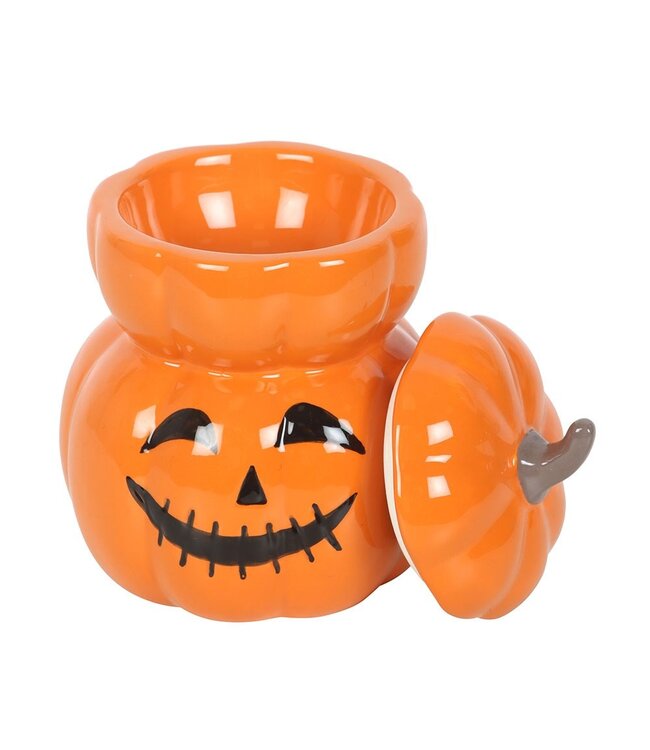 Geurbrander Keramiek Stacked Pumpkin Halloween Wax Burner