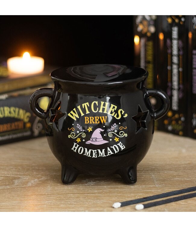 Geurbrander Keramiek Witches Brew Cauldron Wax Burner