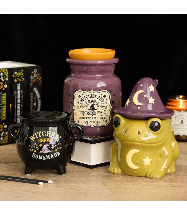 Geurbrander Keramiek Witches Brew Cauldron Wax Burner