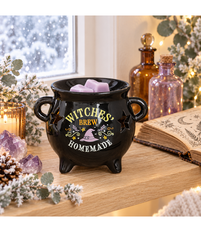 Geurbrander Keramiek Witches Brew Cauldron Wax Burner