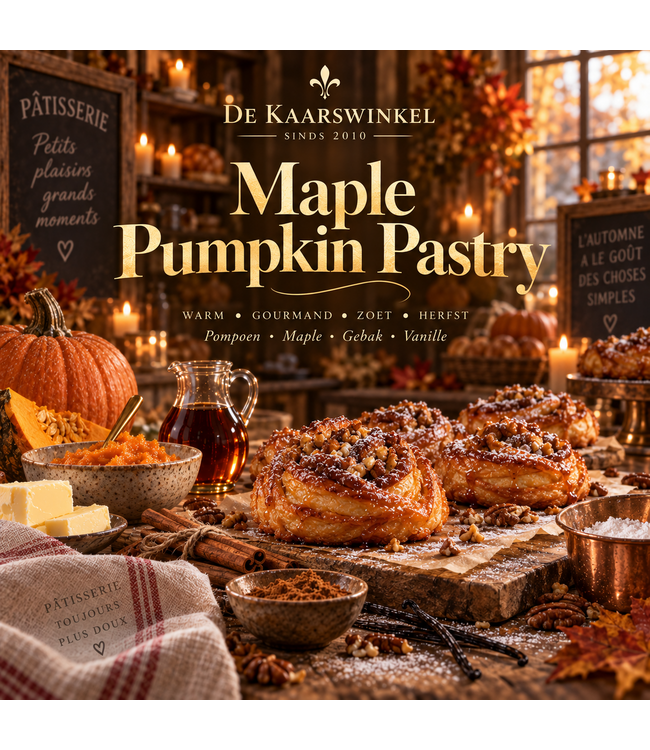 Maple Pumpkin Pastry Geurolie – Pompoen, Ahornsiroop, Karamel & Vanille