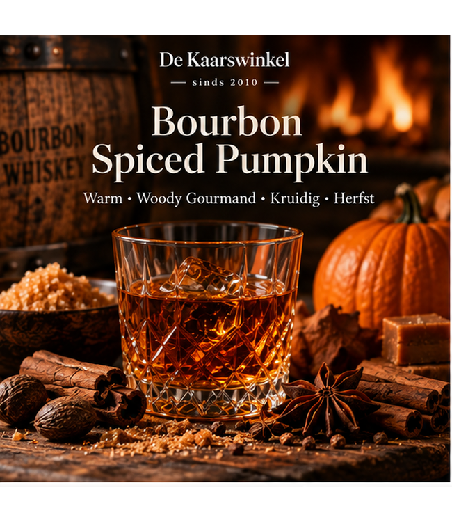 Bourbon Spiced Pumpkin Geurolie – Bourbon, Pompoen, Karamel & Cashmere