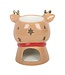 Geurbrander Keramiek Ruby The Reindeer Wax Burner