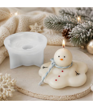 Siliconenmal Melted Snowman 85x 42 mm