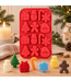 Siliconenmal voor Waxmelts - Kerstfiguren - Zelf waxmelts maken
