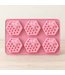 Siliconenmal Honingraat met Bijenmotief - Zelf waxmelts - Zeep maken