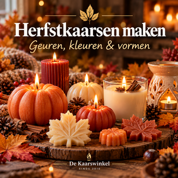 Herfstkaarsen maken | Geuren, kleuren & vormen