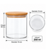 Kaarsenglas 250 ml met Deksel – Transparant Borosilicaatglas voor Zelf Kaarsen Maken