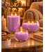 Sandwax Purple 500 gram – Natuurlijk Kaarsenzand voor Zelf Kaarsen Maken inclusief 10 Lontjes van 100 mm