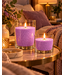 Sandwax Purple 500 gram – Natuurlijk Kaarsenzand voor Zelf Kaarsen Maken inclusief 10 Lontjes van 100 mm