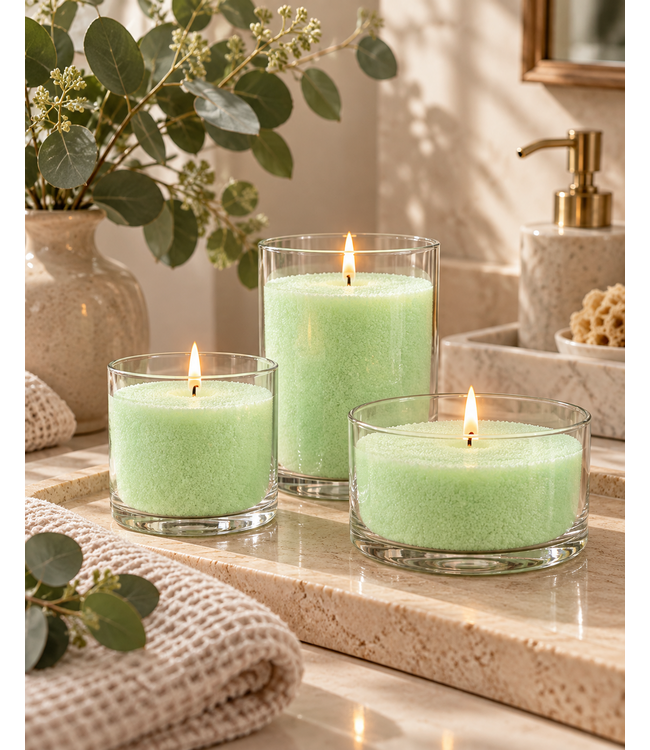 Sandwax Green 500 gram – Natuurlijk Kaarsenzand voor Zelf Kaarsen Maken inclusief 10 Lontjes van 100 mm