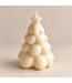 Siliconen kaarsenmal Christmas Tree With Star 100x80 mm