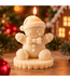 Siliconenmal Gingerbreadman 3D – Peperkoekmannetje met Kerstmuts
