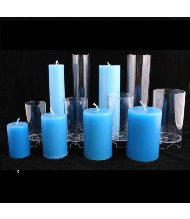 Kaarsenmal stompkaars Ø 82x130 mm - Kaarsen benodigdheden