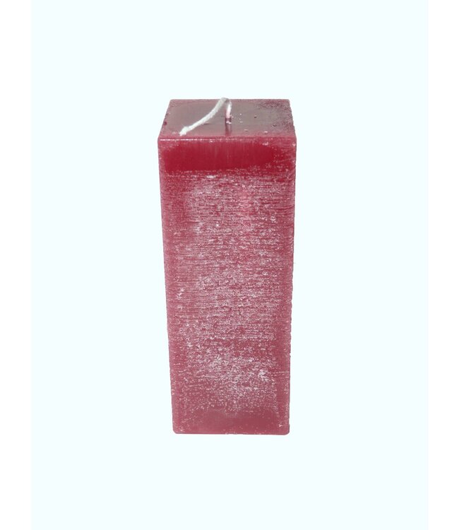 Rode vierkante kaars van goede kwaliteit