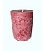 Stompkaars Groot Rustiek Rood Ø 10x16 cm