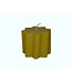 Zon Kaars Geel 10x10x9 cm