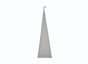 Piramide Kaars Wit Rustiek 6x6x23 cm