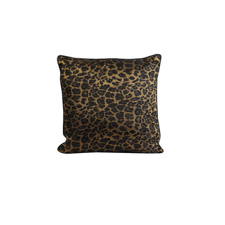 Light & Living Kussen leopard bruin goud